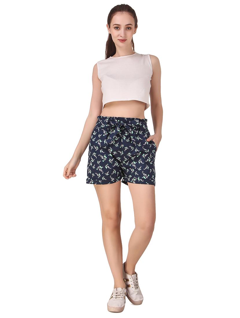 cotton regular printed short - 19501842 - Standard Image - 3