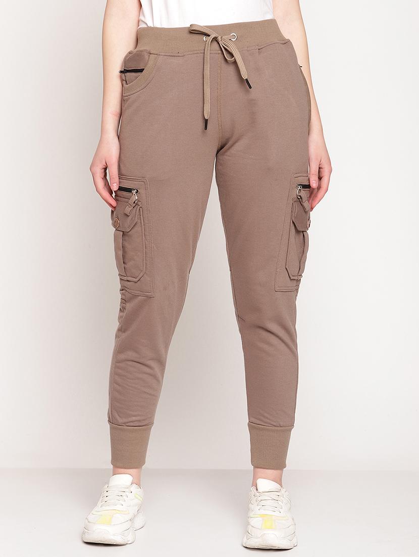 cotton solid jogger - 19503414 - Zoom Image - 0