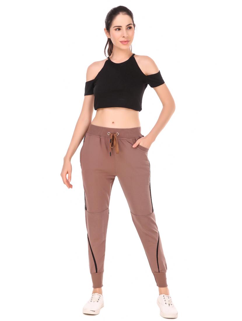 mid rise solid jogger - 19503447 - Standard Image - 3