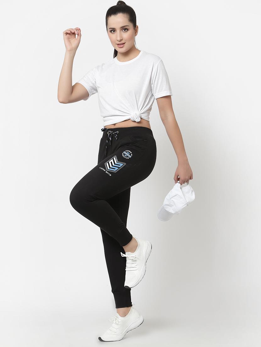 mid rise solid jogger - 19503456 - Standard Image - 3