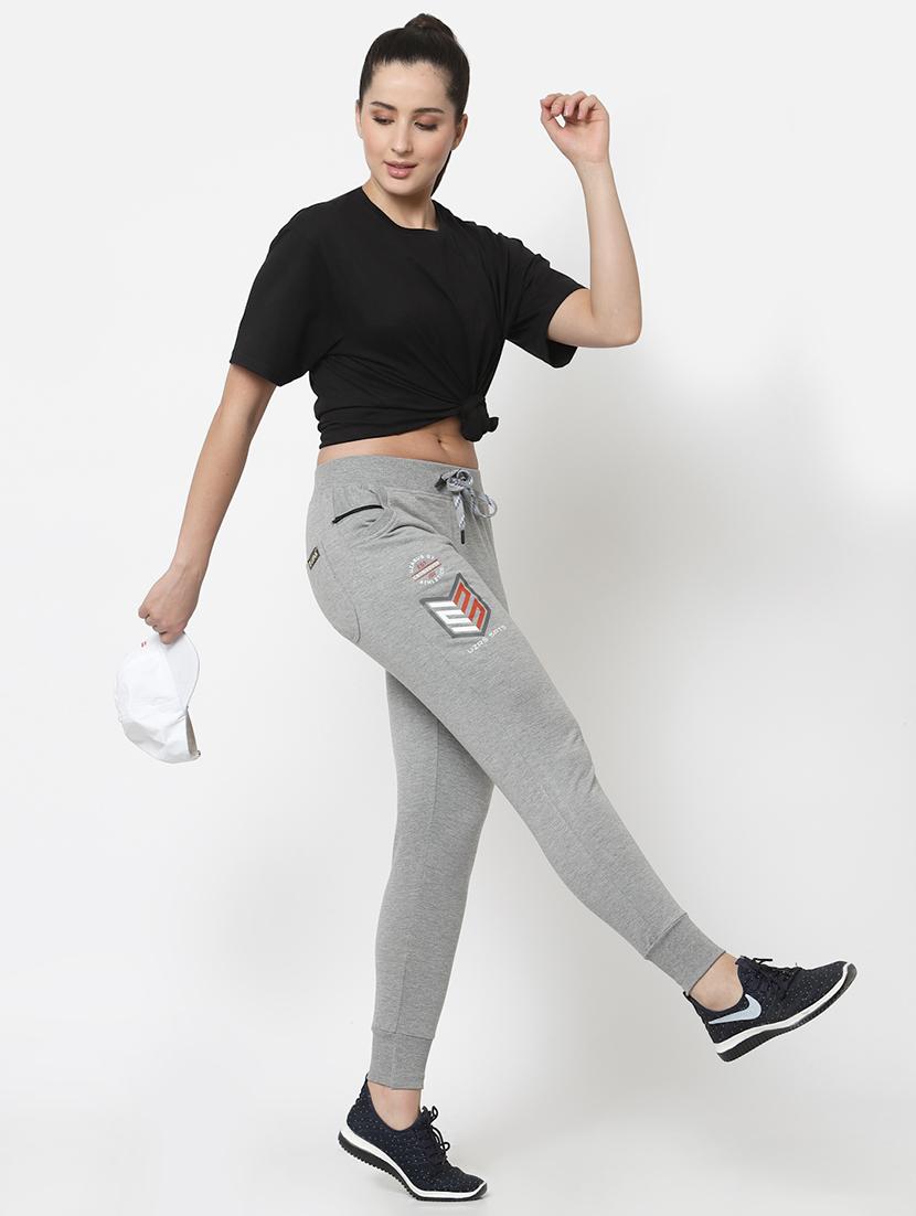 mid rise solid jogger - 19503457 - Standard Image - 3