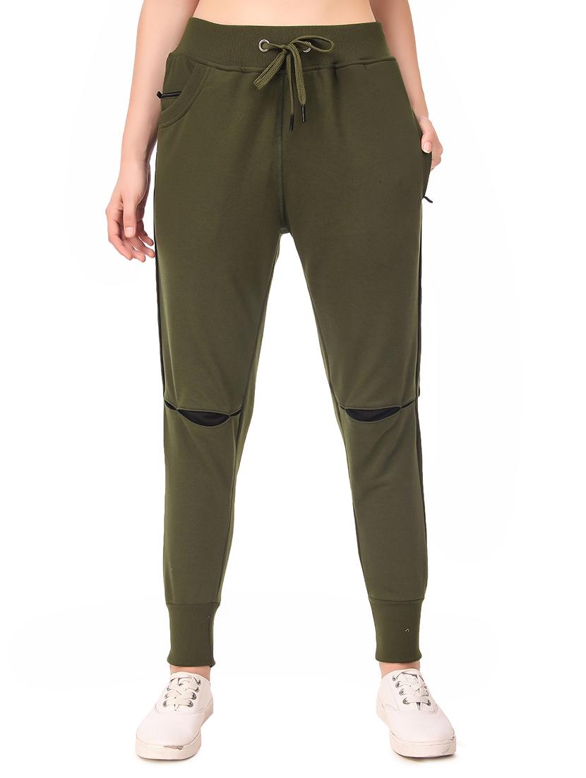 mid rise solid jogger - 19503475 - Zoom Image - 0