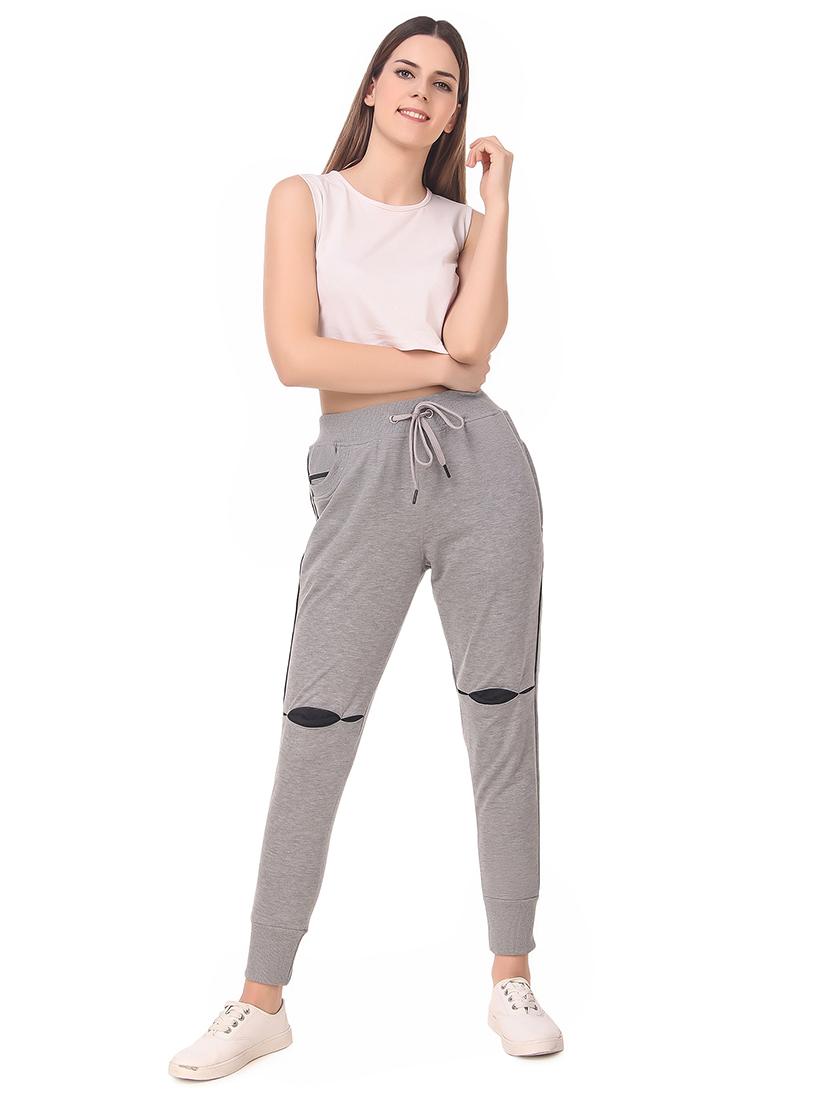 mid rise solid jogger - 19503476 - Standard Image - 3