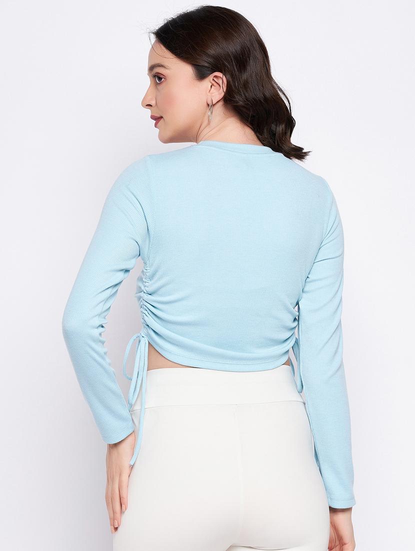 solids cotton crop top - 19503770 - Standard Image - 3