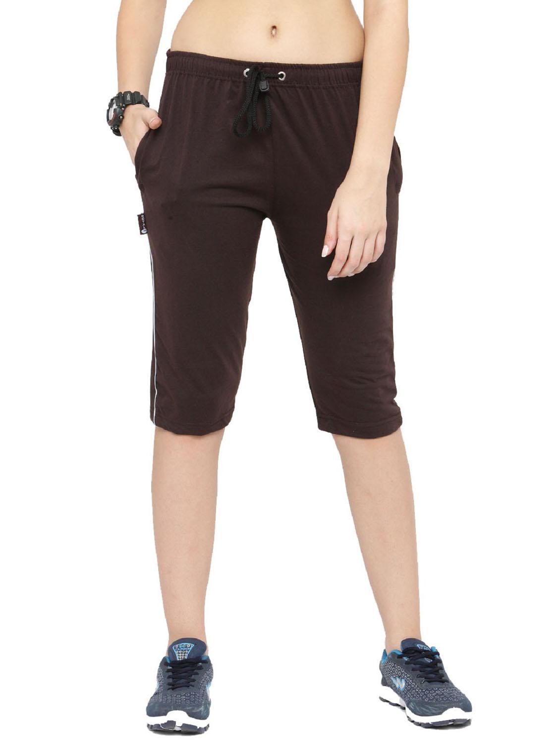 brown sports capri - 19503822 - Zoom Image - 0