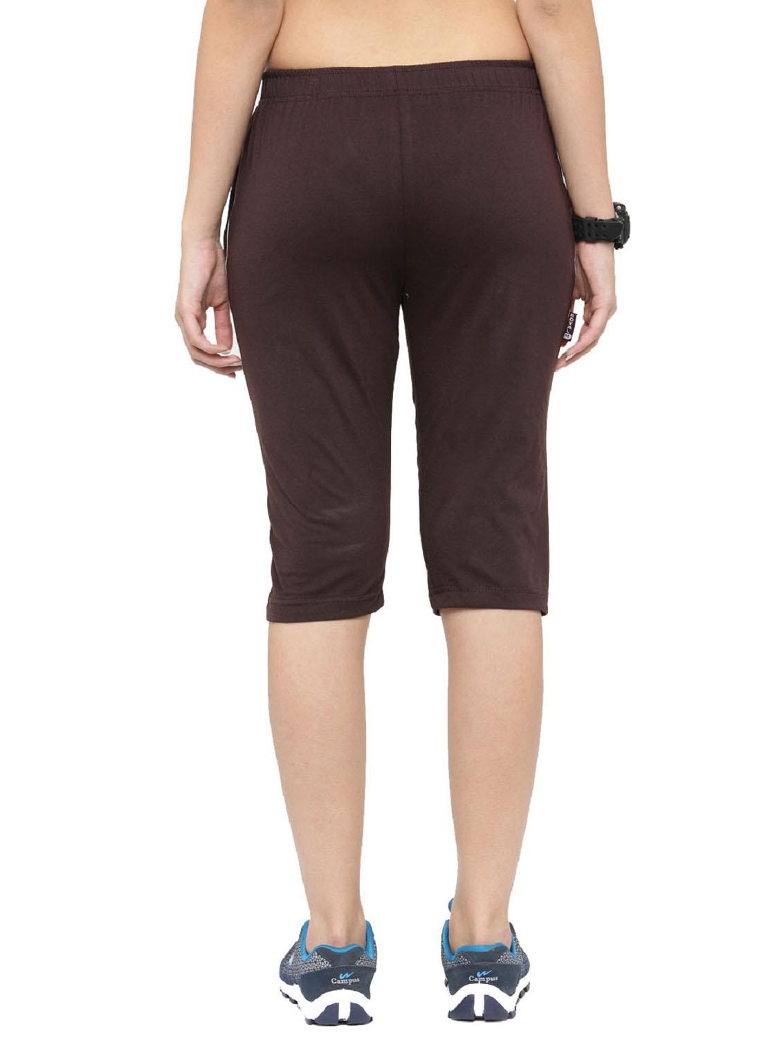 brown sports capri - 19503822 - Standard Image - 3