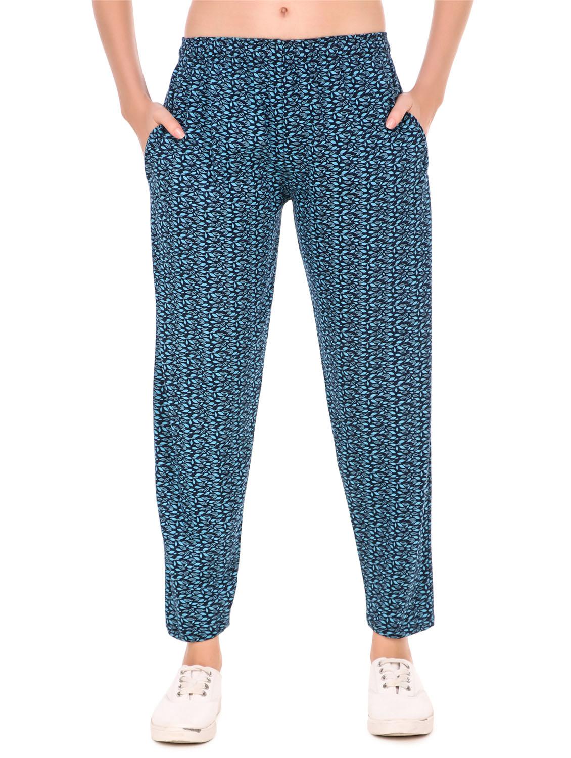 mid rise printed track pant - 19503839 - Zoom Image - 0
