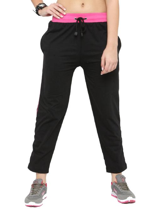 mid rise solid track pant - 19503854 -  Standard Image - 0