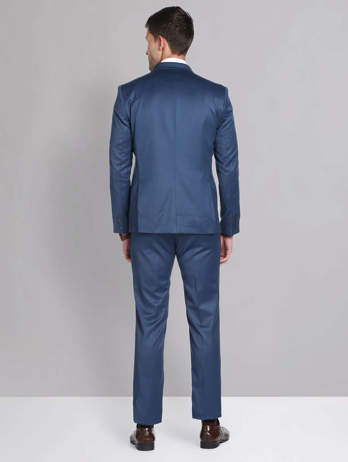 blue terry rayon single breasted suit - 19504064 - Standard Image - 3