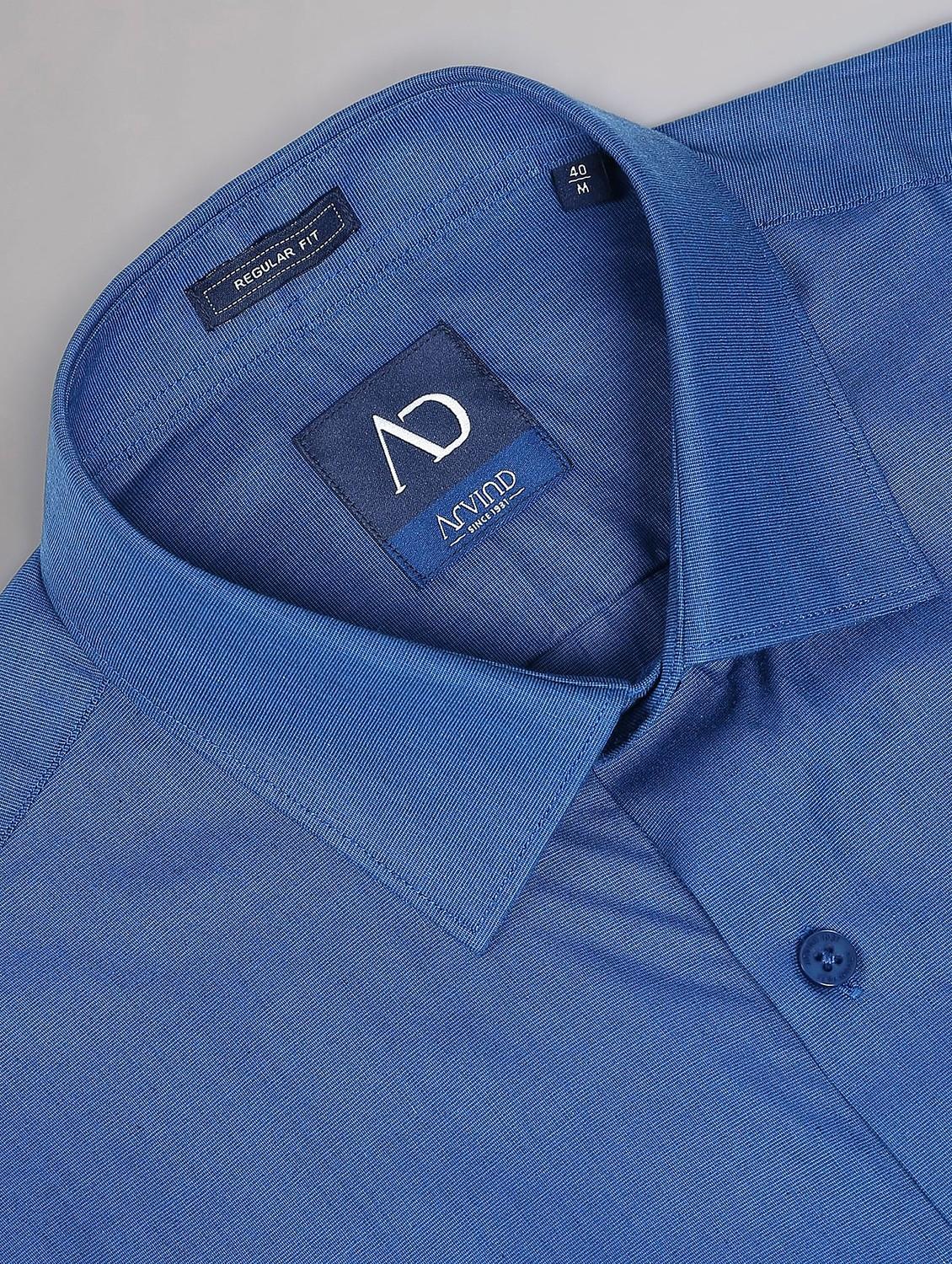 mens solids formal shirt - 19504110 - Standard Image - 5