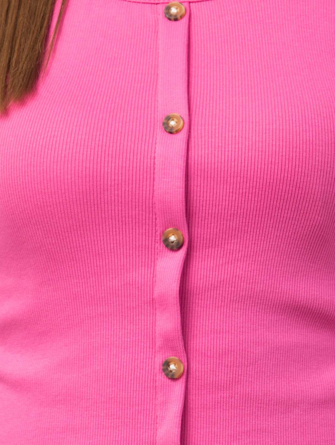 women's round neck crop top - 19504220 - Standard Image - 3