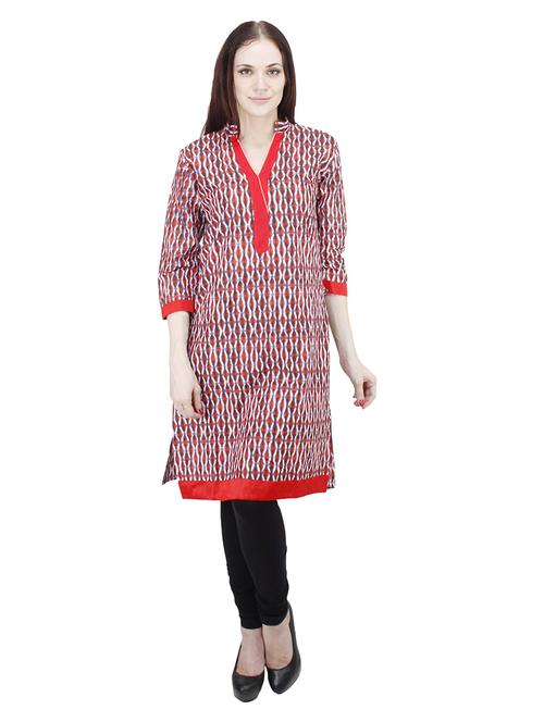 women's straight kurta - 19508989 - Standard Image - 0