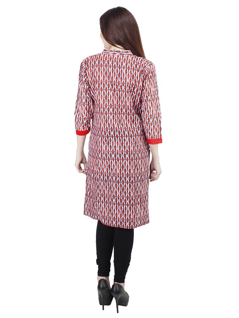 women's straight kurta - 19508989 - Standard Image - 3