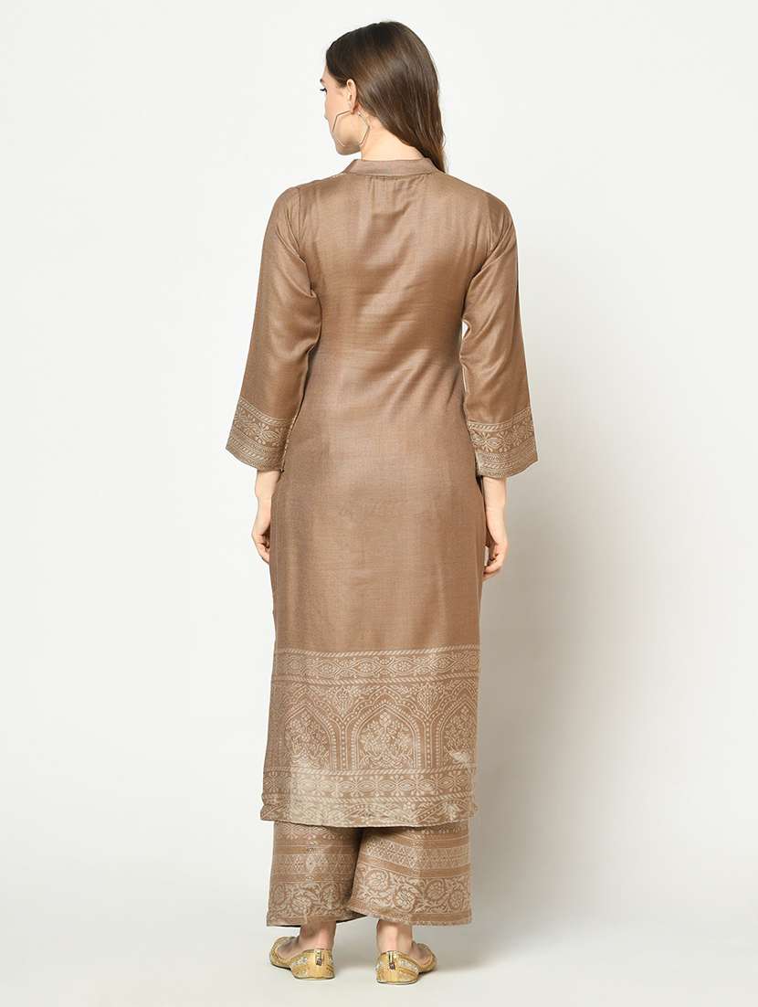 self designed palazzo unstitched suit - 19511039 -  Standard Image - 3