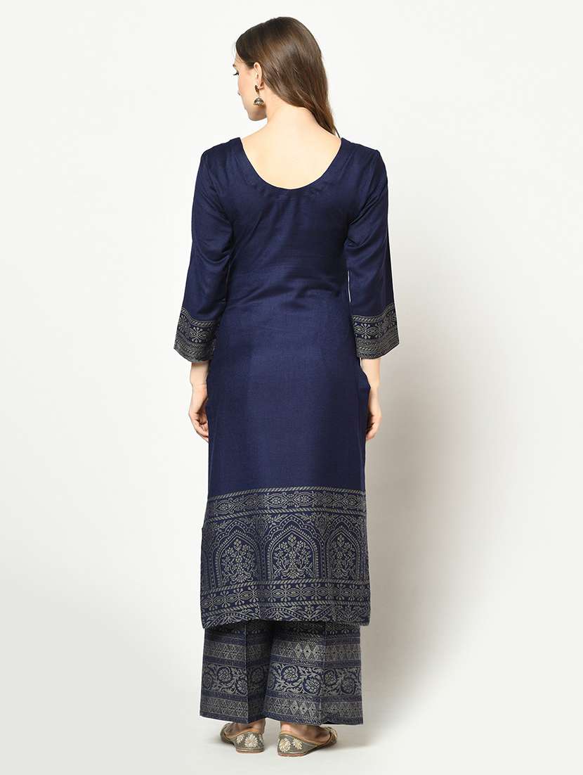 self designed palazzo unstitched suit - 19511040 -  Standard Image - 3