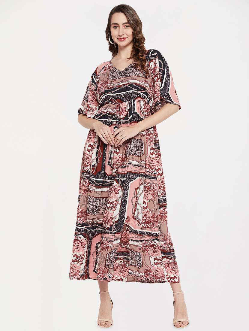 women's fit & flare solid dress