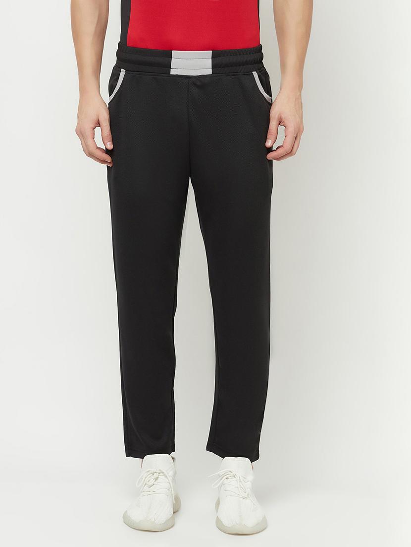 mid rise solid full length track pant - 19514957 - Zoom Image - 0