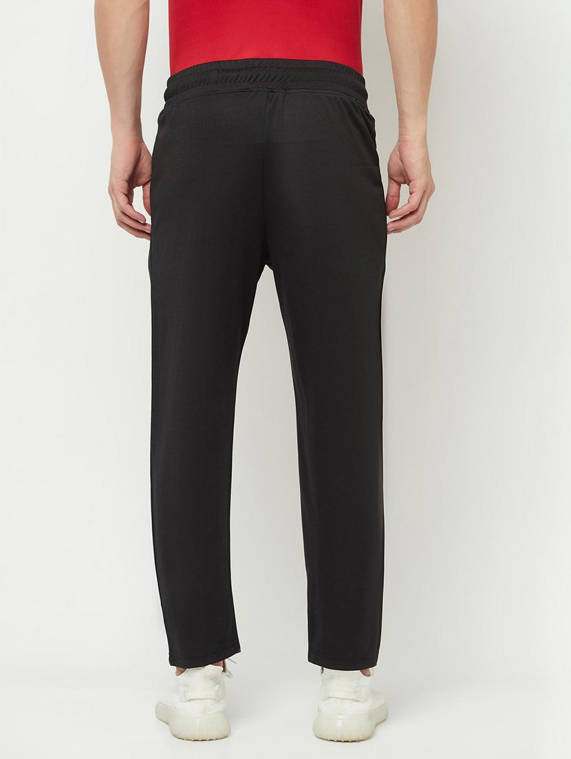 mid rise solid full length track pant - 19514957 - Standard Image - 3