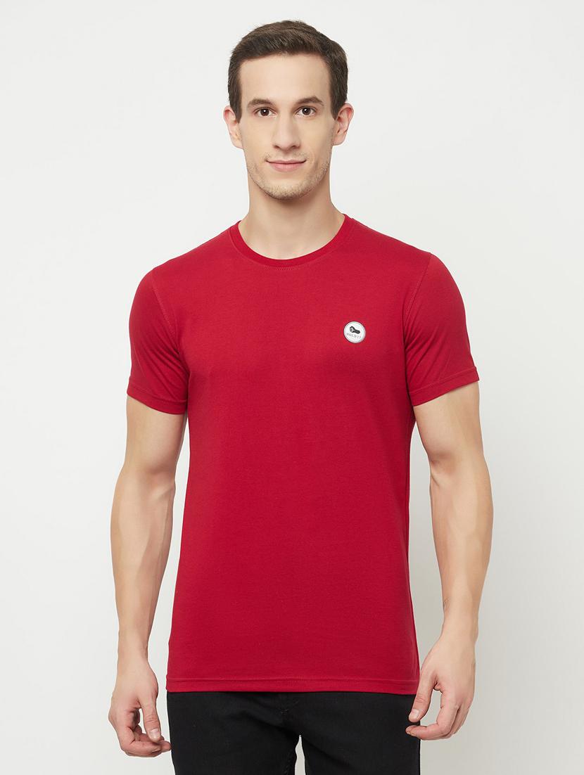 solids cotton blend regular t-shirt - 19514965 - Zoom Image - 0