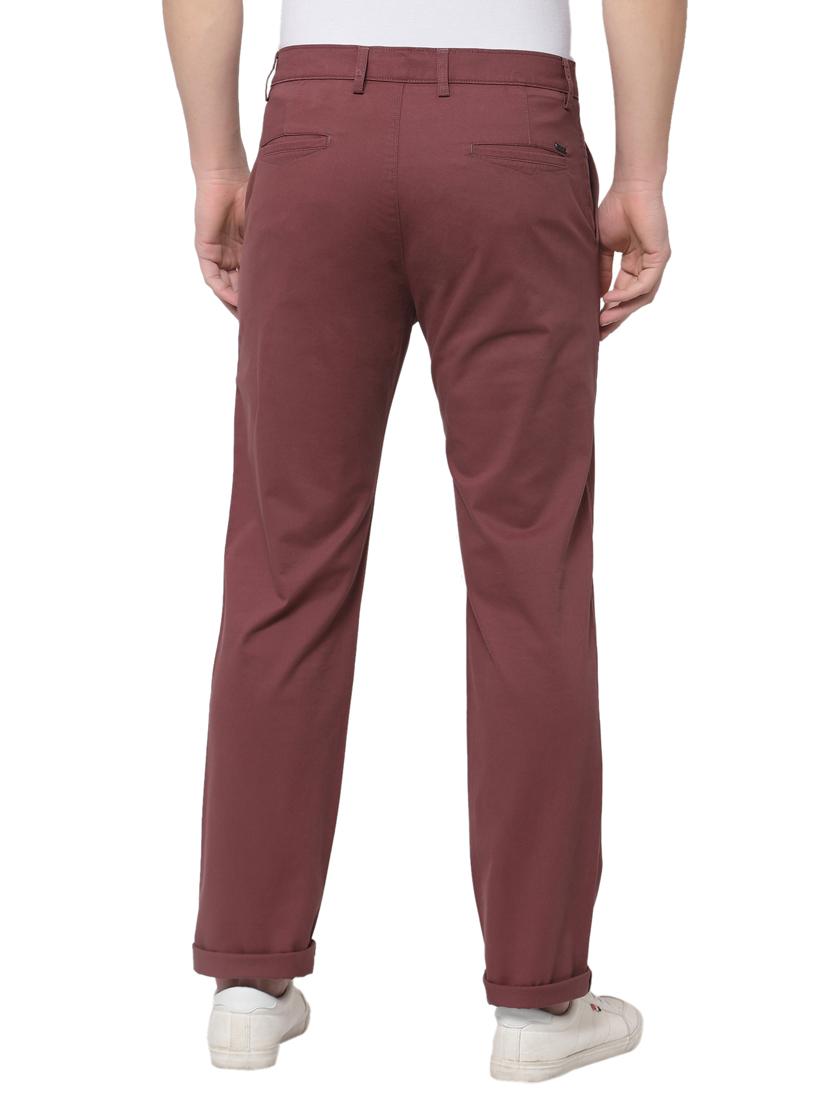 vine solid flat front casual trouser - 19516569 - Standard Image - 3