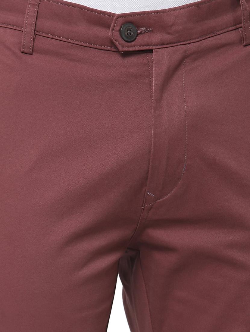vine solid flat front casual trouser - 19516569 - Standard Image - 5