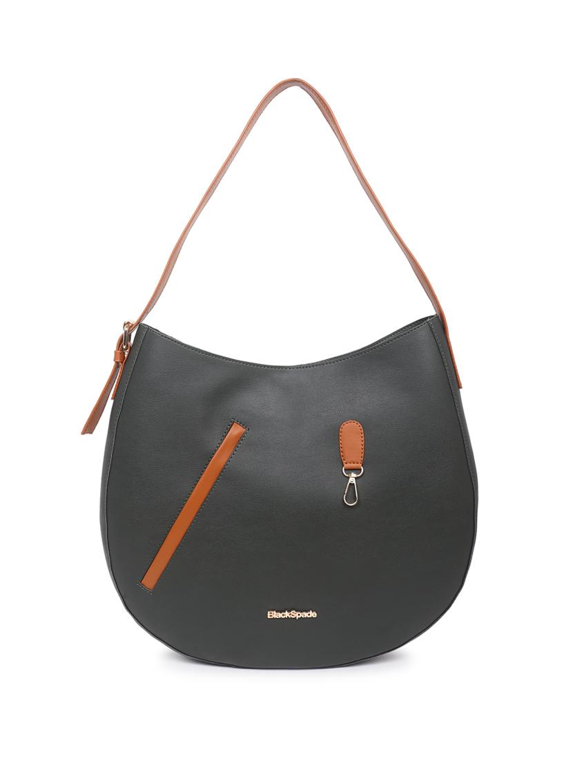 green leatherette (pu) handbag - 19517979 -  Zoom Image - 0