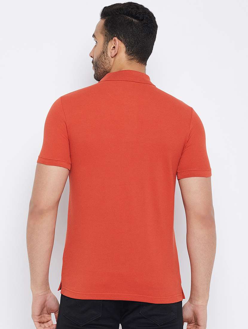 men short sleeves plain polo t-shirt  - 19519433 -  Standard Image - 3