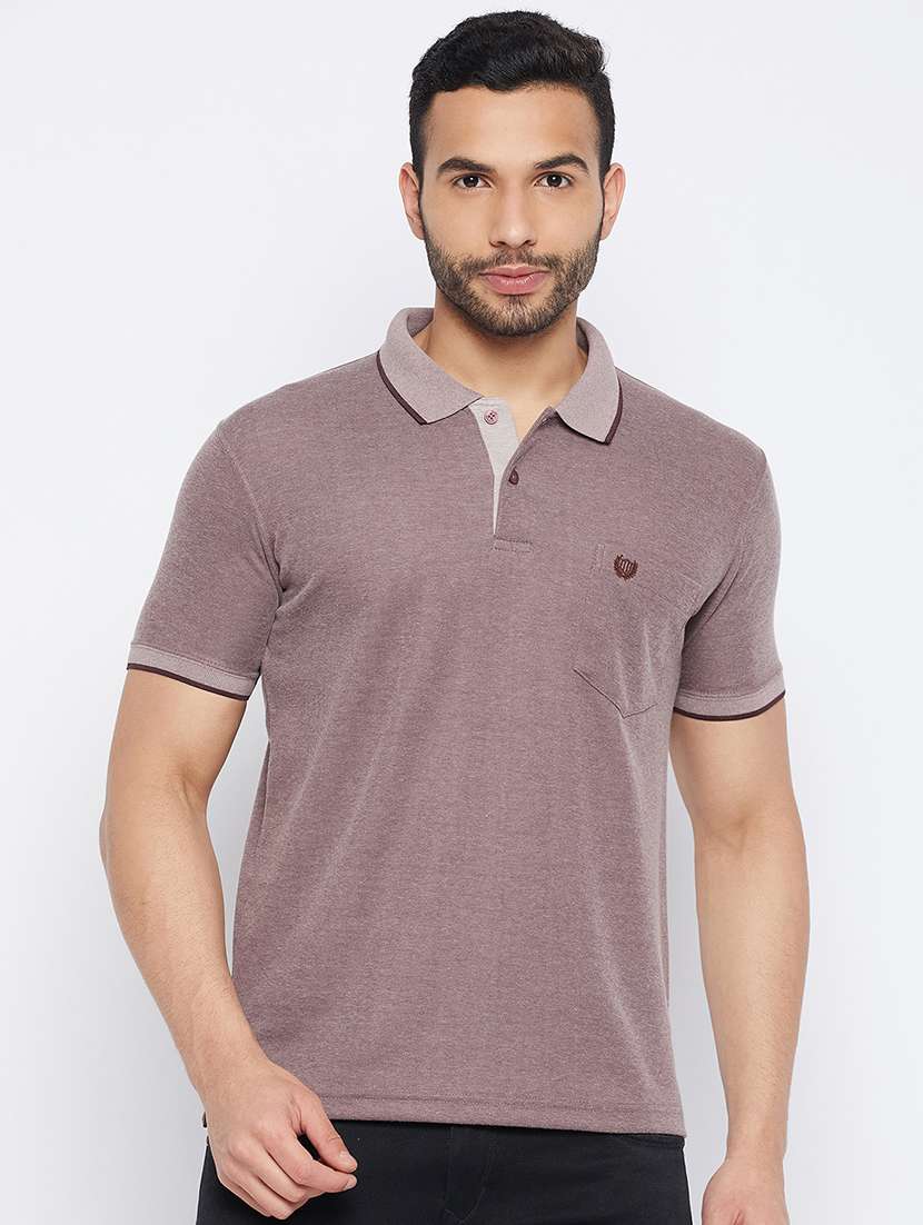 men short sleeves plain polo t-shirt 