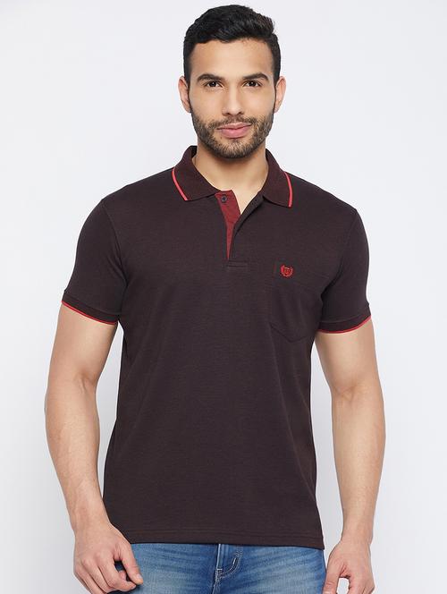 men short sleeves plain polo t-shirt - 19519437 - Standard Image - 0