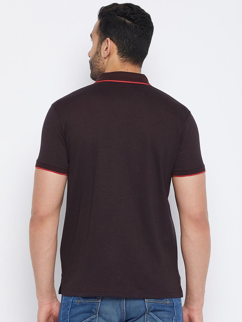 men short sleeves plain polo t-shirt - 19519437 - Standard Image - 3