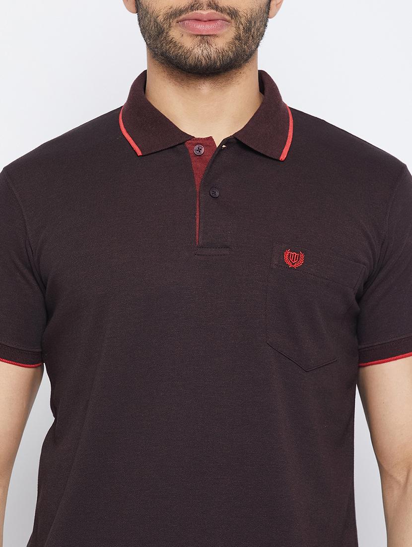 men short sleeves plain polo t-shirt - 19519437 - Standard Image - 5