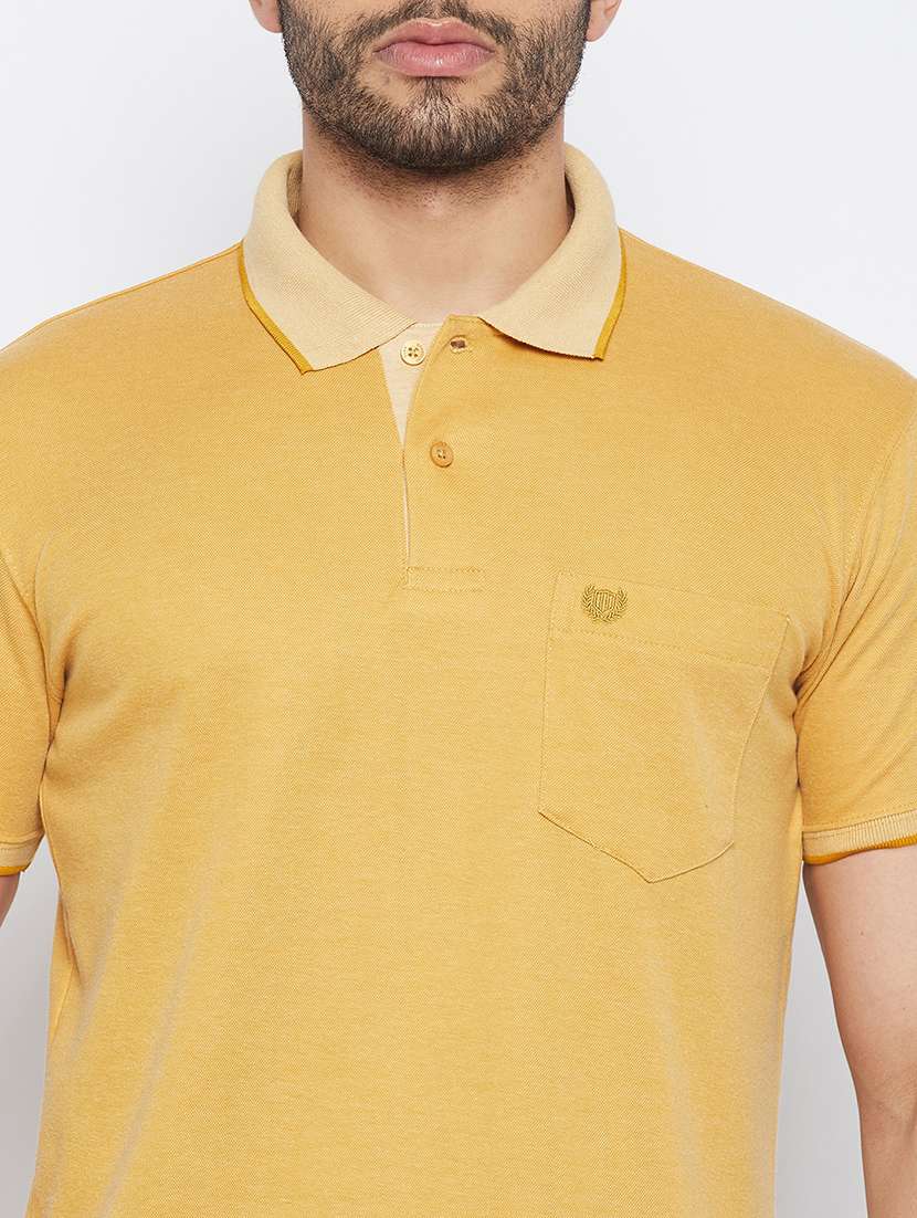 men short sleeves plain polo t-shirt - 19519441 - Standard Image - 5