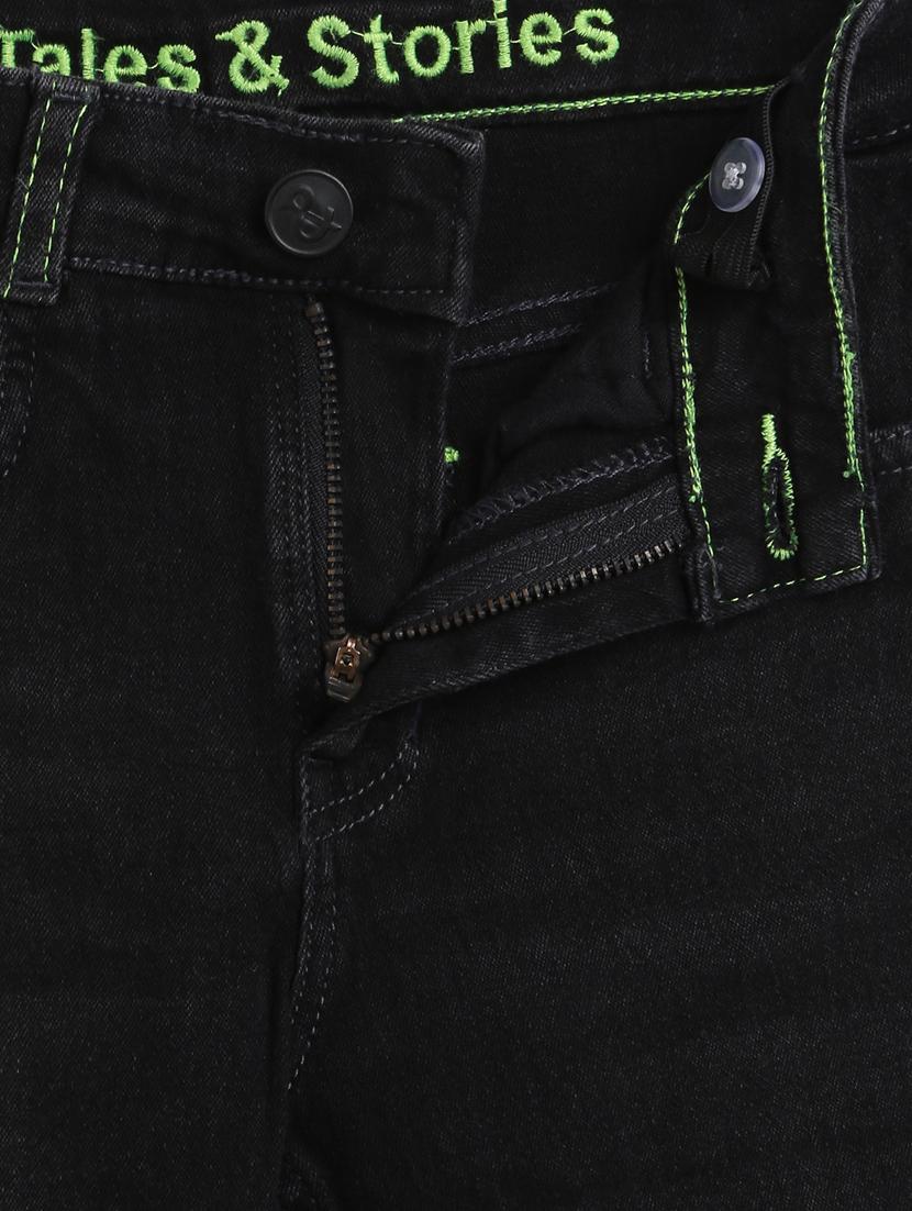 boy's plain skinny fit jeans - 19520391 - Standard Image - 5