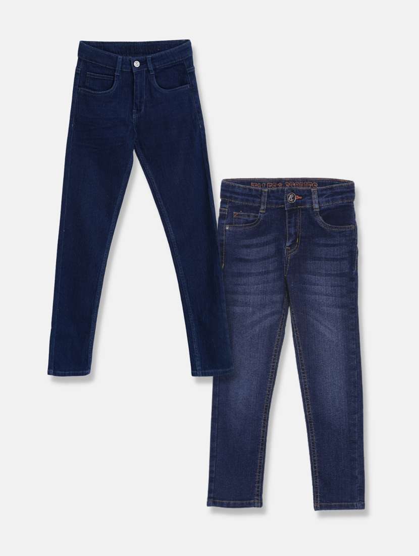 boy's plain skinny fit jeans