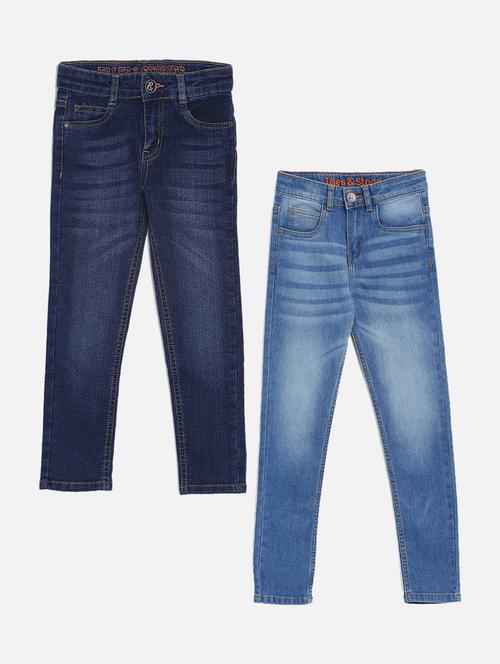 boy's plain skinny fit jeans - 19520414 -  Standard Image - 0