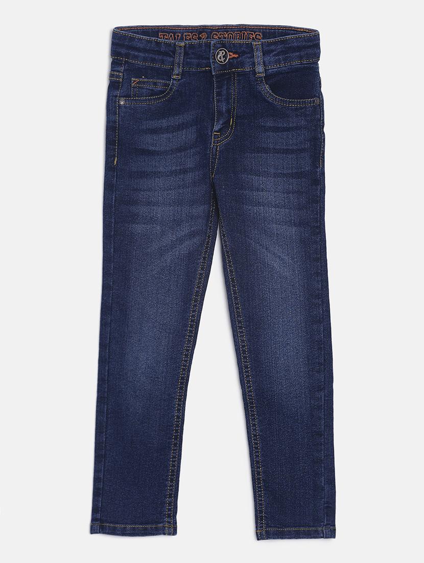 boy's plain skinny fit jeans - 19520414 - Standard Image - 3
