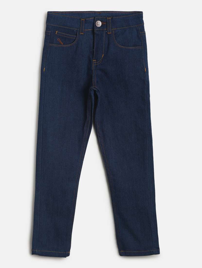 boy's plain skinny fit jeans - 19520416 -  Standard Image - 3