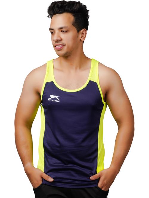 men color blocked vest - 19520429 -  Standard Image - 0
