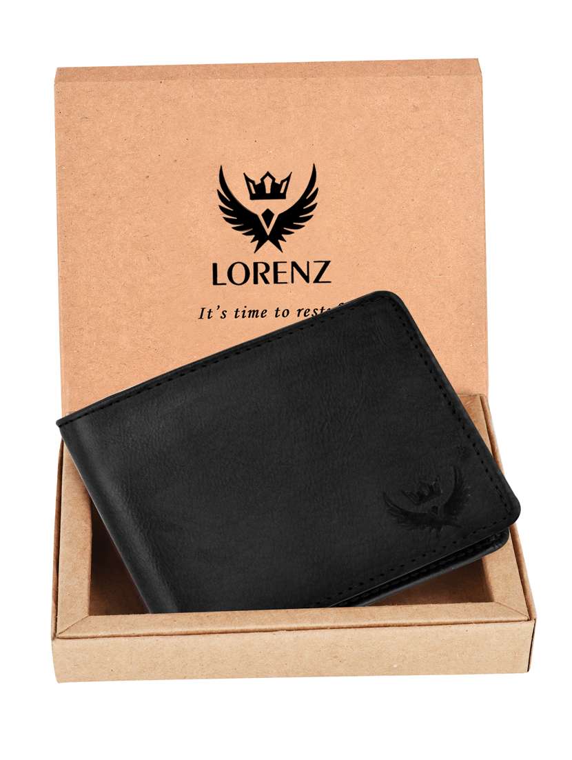 black leatherette wallet - 19522163 -  Standard Image - 3