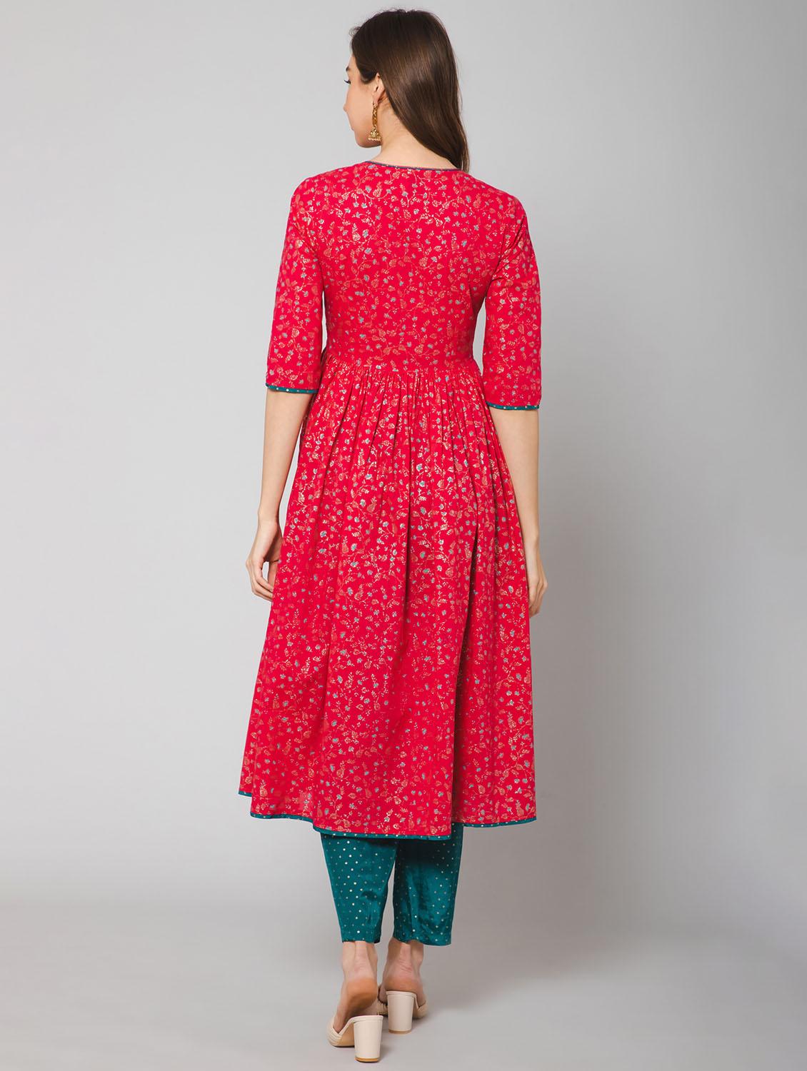 printed kurta pant set - 19522260 - Standard Image - 3