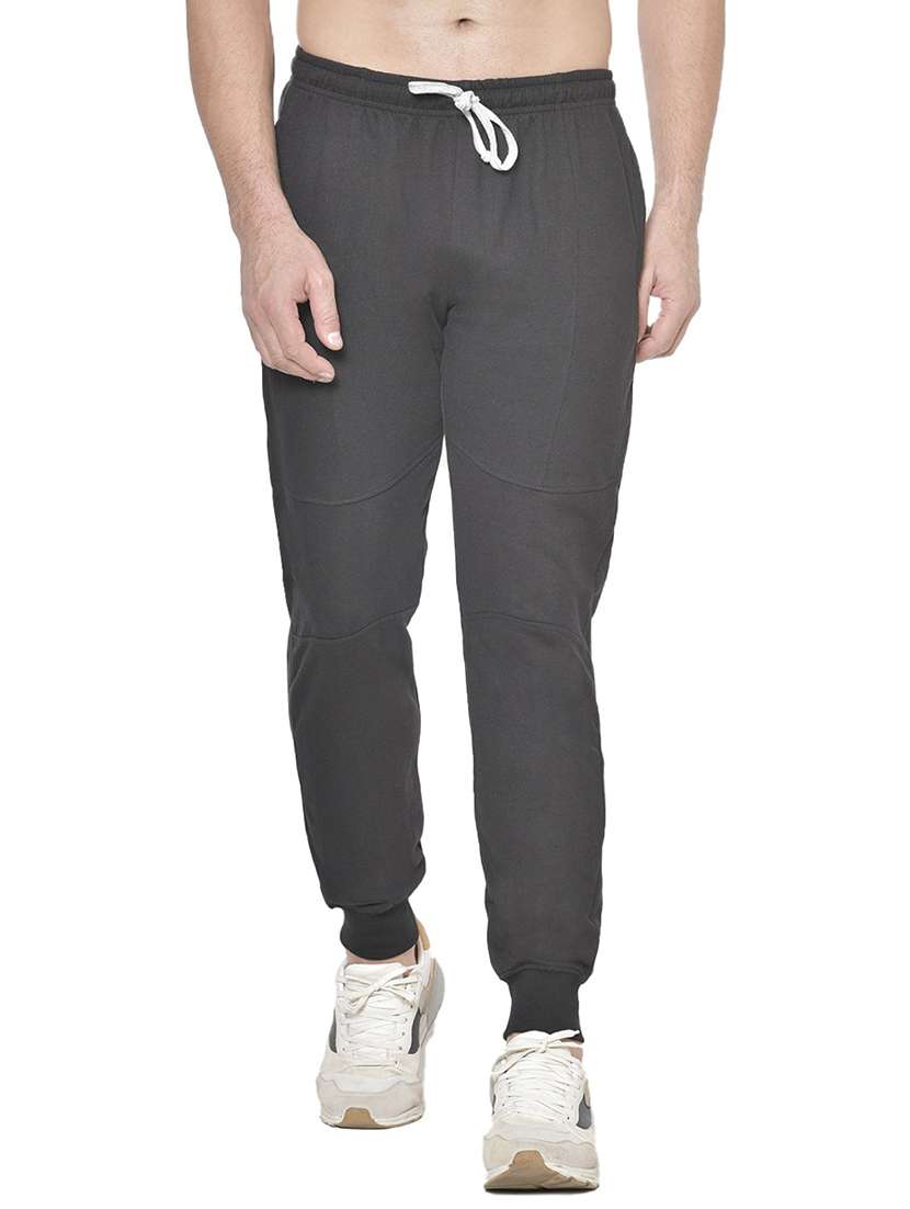 mid rise solid ankle length track pant - 19524179 -  Zoom Image - 0