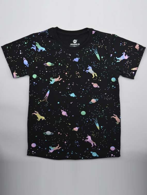 round neck printed tee