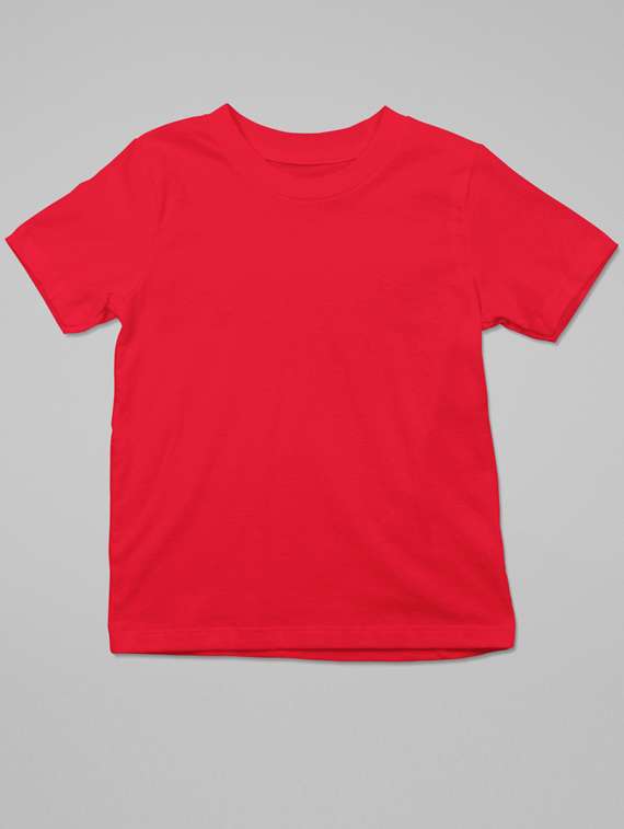 round neck solid tee