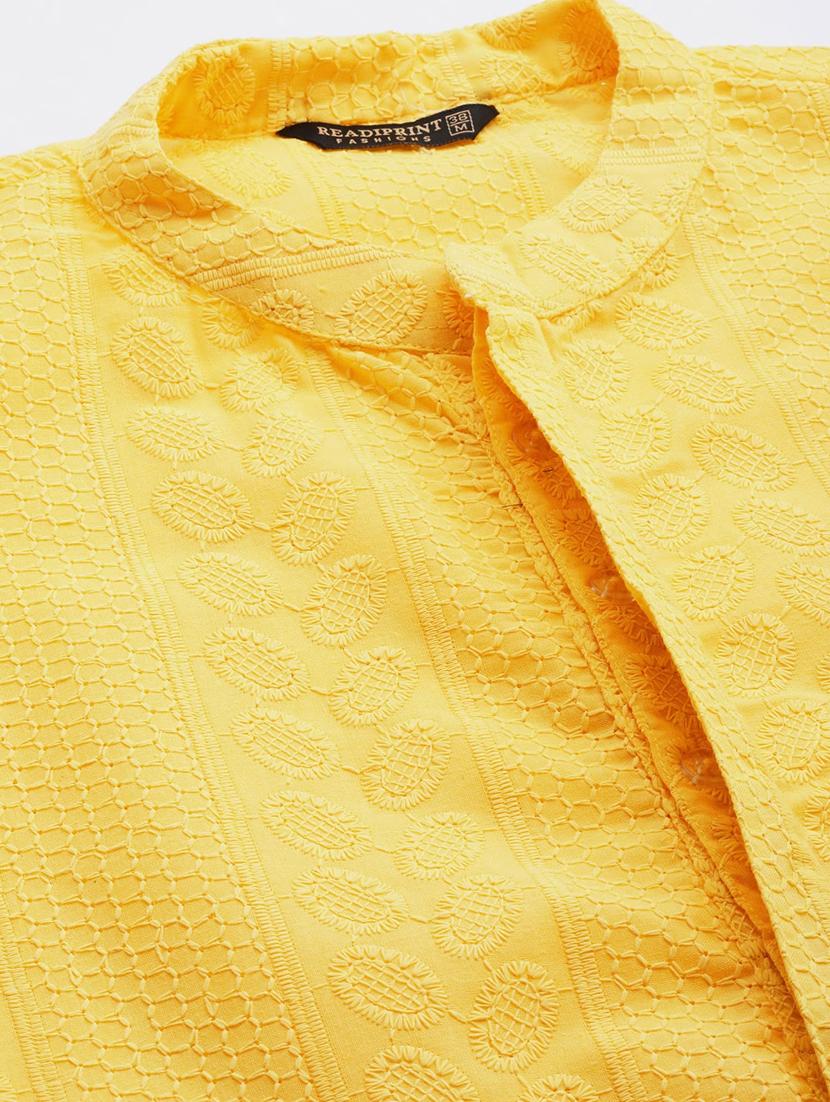 embroidered kurta pyjama set - 19528529 - Standard Image - 5