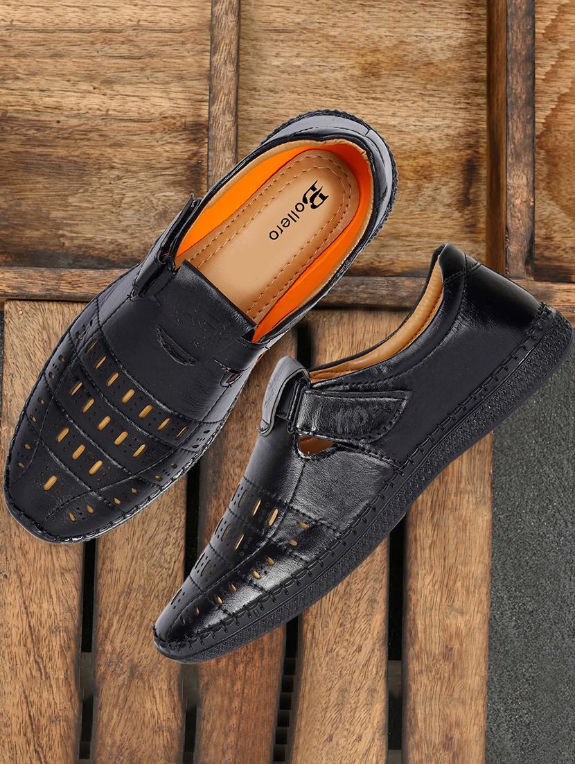 men's solid slip on sandal  - 19539160 -  Zoom Image - 0