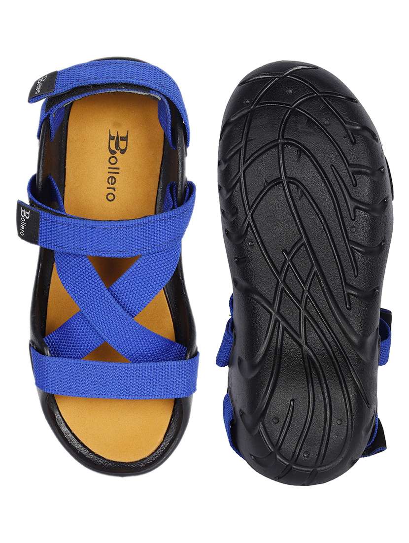 blue back strap sandal - 19539181 -  Standard Image - 5