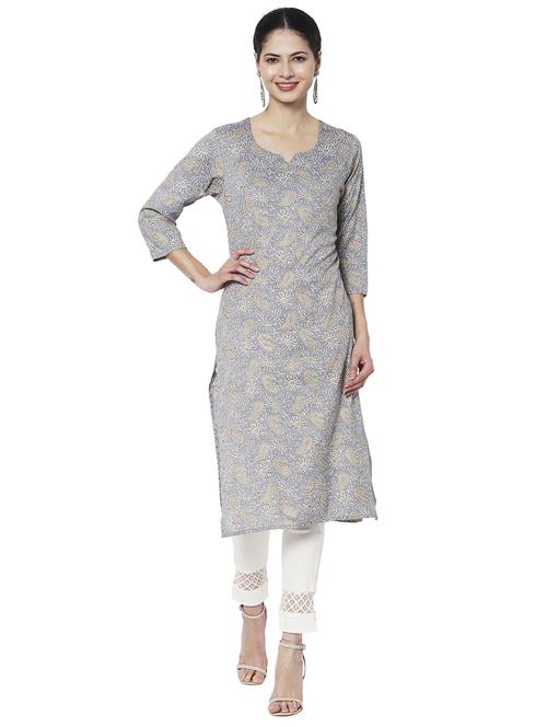 women's straight kurta - 19555799 - Standard Image - 0