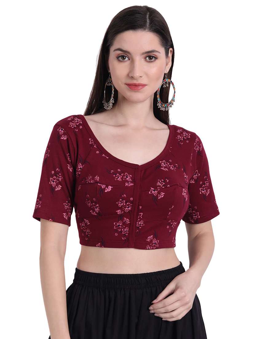 printed regular blouse - 19562777 - Zoom Image - 0