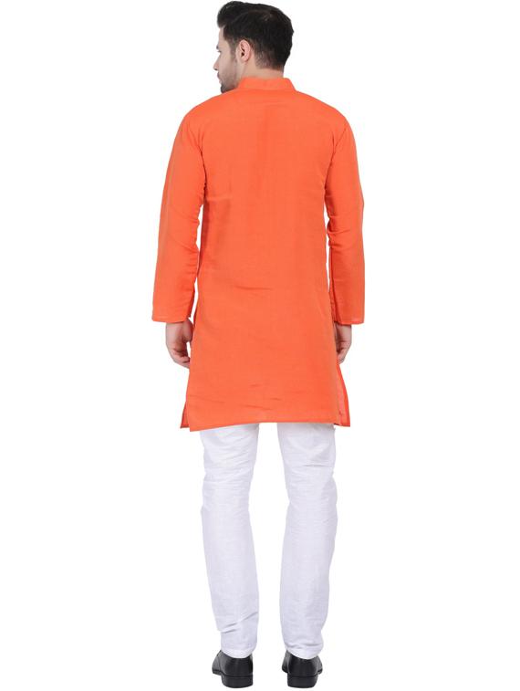 solid kurta pyjama set - 19564235 - Standard Image - 3
