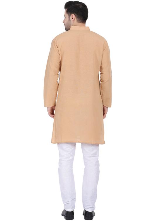 solid kurta pyjama set - 19564237 - Standard Image - 3